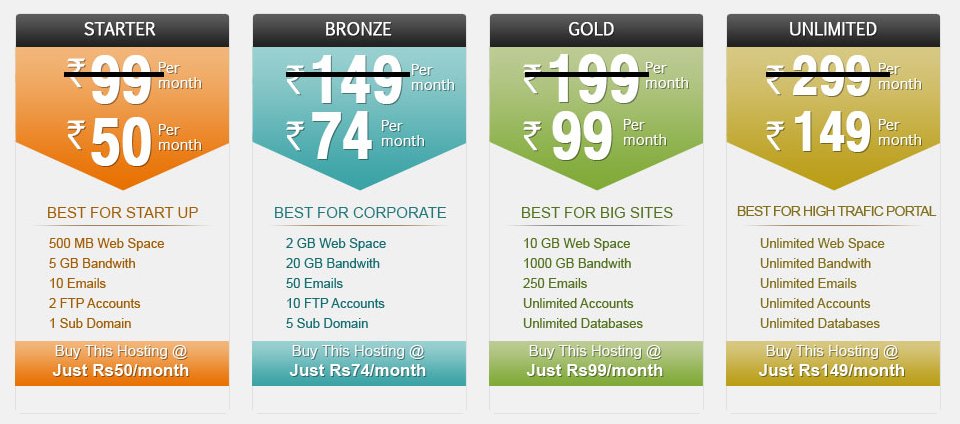 sanindia webhosting plans